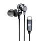 Energy Sistem Metallized Type C Auriculares con Cable Negros Energy Sistem Metallized Type C Auriculares con Cable Negros