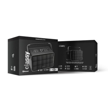 Energy Sistem Classy Altavoz Bluetooth de Diseño Retro 80W Negro Energy Sistem Classy Altavoz Bluetooth de Diseño Retro 80W Negro