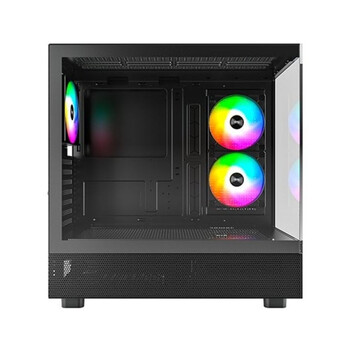 Torre PC Torre ATX Montech XR (B) Negro ARGB 3x120mm Ventana Lateral VGA 420mm Torre PC Torre ATX Montech XR (B) Negro ARGB 3x120mm Ventana Lateral VGA 420mm