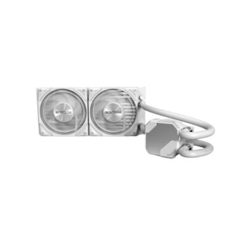 Refrigeración Líquida Montech HyperFlow S240 240mm 2 Ventiladores ARGB Blanco