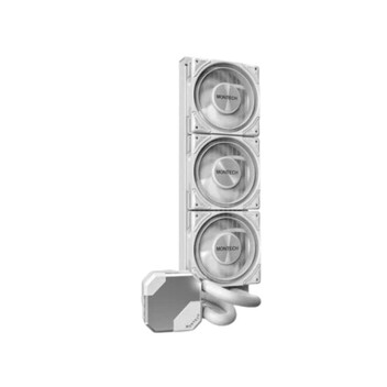 Refrigeración Líquida Montech HyperFlow S360 White 360mm 3 Ventiladores aRGB PWM Refrigeración Líquida Montech HyperFlow S360 White 360mm 3 Ventiladores aRGB PWM