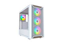 Torre PC Torre Montech XR WOOD (W) Midi-Tower Blanco ATX Ventana Lateral 4x120mm