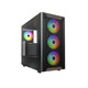 Torre PC Torre ATX Montech XR WOOD (B) Negro Midi-Tower 4x120mm RGB Ventana Lateral