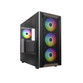 Torre PC Torre ATX Montech XR WOOD (B) Negro Midi-Tower 4x120mm RGB Ventana Lateral