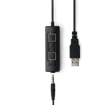 SPC Brave Pro Auriculares Profesionales con Cancelación de Ruido USB-A Negros SPC Brave Pro Auriculares Profesionales con Cancelación de Ruido USB-A Negros