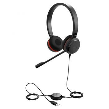 Jabra Evolve 20SE MS Stereo Auriculares USB para Centro de Llamadas