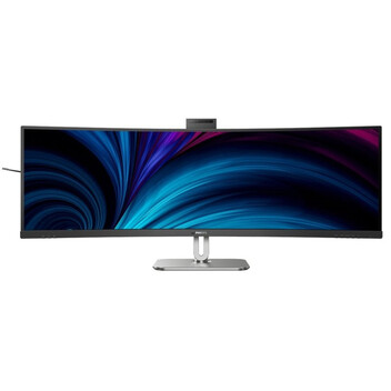 Monitor Philips 49B2U5900CH 48.8" LED UltraWide Dual QHD 75Hz Curvo Webcam USB-C
