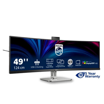 Monitor Philips 49B2U6900CH 49" Dual QHD 75Hz VA Curvo HDR400 Webcam KVM USB-C Monitor Philips 49B2U6900CH 49" Dual QHD 75Hz VA Curvo HDR400 Webcam KVM USB-C