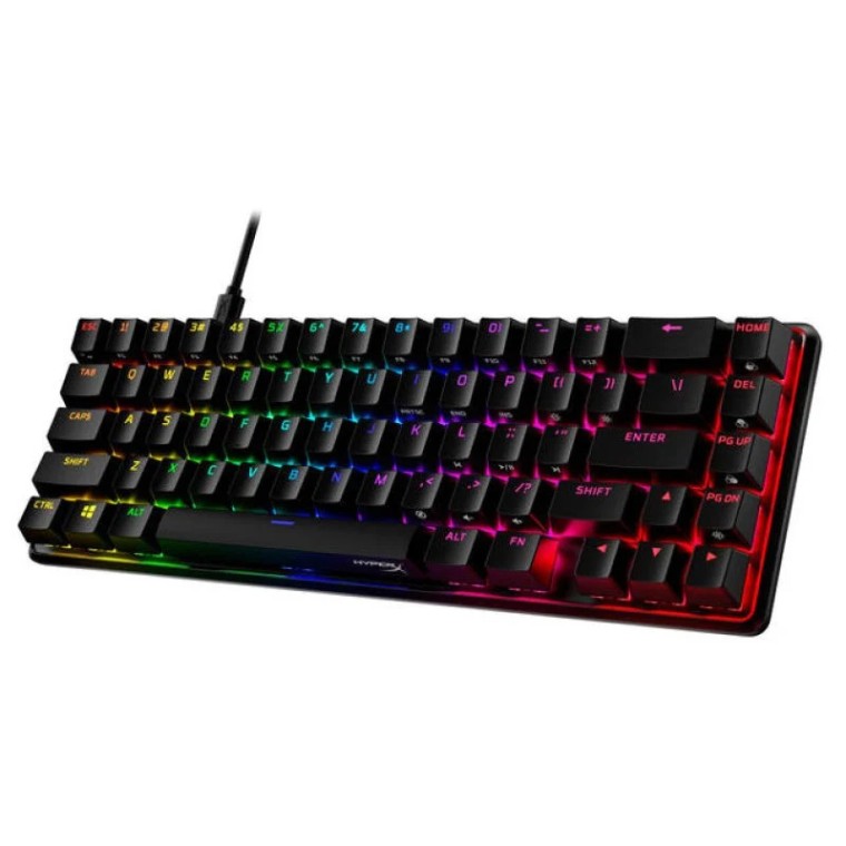 HyperX Alloy Origins 65 Teclado Mecánico Gaming Switch HyperX Red QWERTY USA Negro