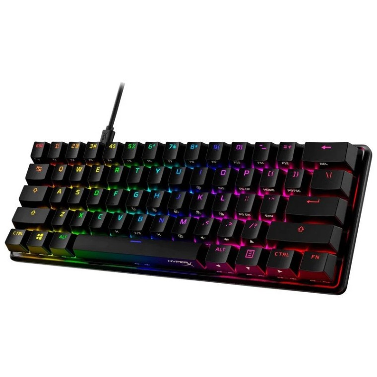 HyperX Alloy Origins 60 Teclado Mecánico Gaming RGB HX Red Inglés USA