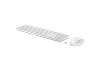 HP 650 Combo de Teclado Ratón Inalámbrico Blanco