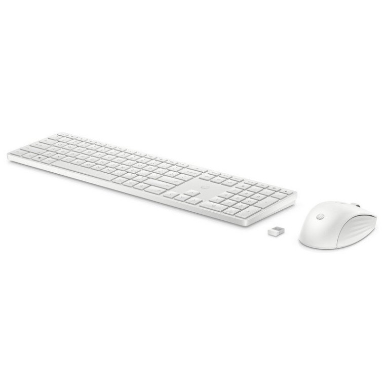 HP 650 Combo de Teclado + Ratón Inalámbrico Blanco