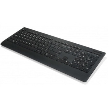 Teclado Lenovo 4X30H56868 Completo Inalámbrico QWERTY Español Resistente a Derrames Negro Teclado Lenovo 4X30H56868 Completo Inalámbrico QWERTY Español Resistente a Derrames Negro