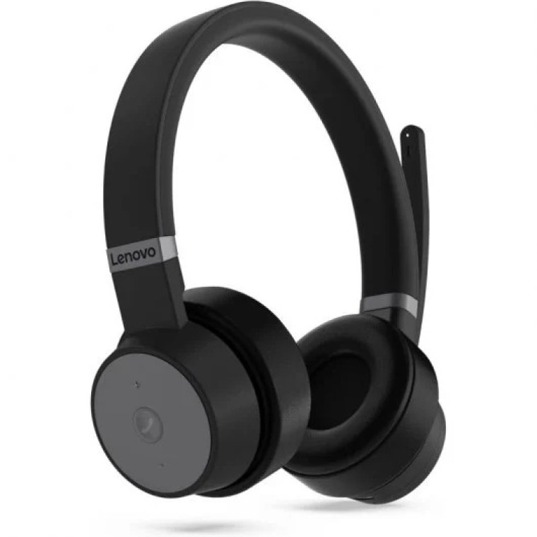 Lenovo Go Wireless ANC Auriculares Inalámbricos con Cancelación de Ruido Negros