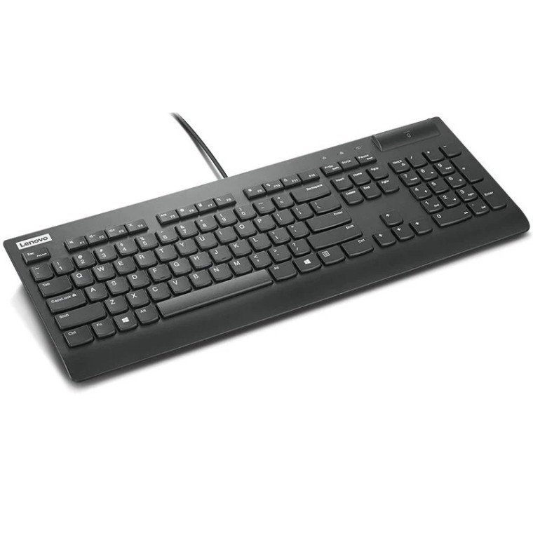 Lenovo Smartcard II Teclado con Lector de Tarjetas Inteligentes Negro