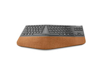 Teclado Lenovo Go Wireless Split Español Ergonómico Inalámbrico Gris Sin Numérico