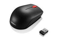 Lenovo Essential Compact Ratón Óptico Inalámbrico 1000 DPI Negro