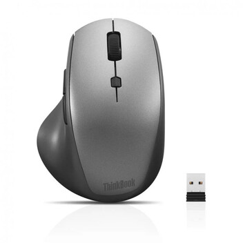 Lenovo ThinkBook Ratón Óptico Inalámbrico 2400DPI Gris Lenovo ThinkBook Ratón Óptico Inalámbrico 2400DPI Gris