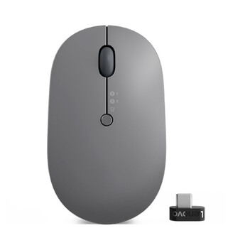 Lenovo Go Multi-Device Ratón Inalámbrico 2400 DPI Gris Lenovo Go Multi-Device Ratón Inalámbrico 2400 DPI Gris