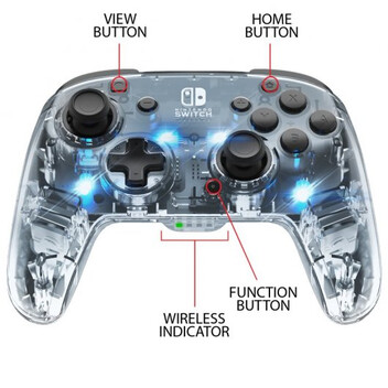 PDP Afterglow Wireless Deluxe Mando Inalámbrico para Nintendo Switch