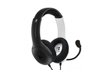 PDP LVL40 Auriculares Gaming Blanco/Negro para Nintendo Switch