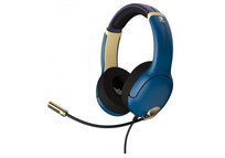 PDP Airlite Hyrule Blue Zelda Auriculares Gaming con Cable para Nintendo Switch Azules