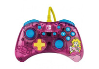 PDP Rock Candy Peach Mando con Cable para Nintendo Switch/OLED