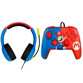 PDP Super Mario Bros Pack Rematch Deluxe Mando con Cable + Airlite LVL40 Mario Auriculares Gaming PDP Super Mario Bros Pack Rematch Deluxe Mando con Cable + Airlite LVL40 Mario Auriculares Gaming