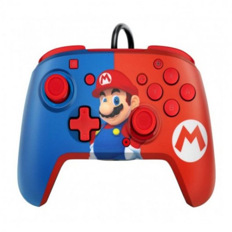 PDP Super Mario Bros Pack Rematch Deluxe Mando con Cable + Airlite LVL40 Mario Auriculares Gaming