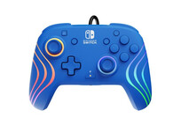 PDP Afterglow Wave Mando con Cable Azul para Nintendo Switch/OLED PDP Afterglow Wave Mando con Cable Azul para Nintendo Switch/OLED