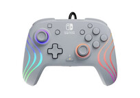 PDP Afterglow Wave Mando con Cable Gris para Nintendo Switch/OLED