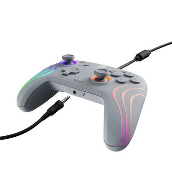 PDP Afterglow Wave Mando con Cable Gris para Nintendo Switch/OLED PDP Afterglow Wave Mando con Cable Gris para Nintendo Switch/OLED