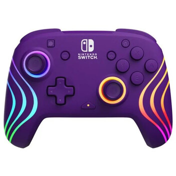 PDP Afterglow Wave Mando Inalámbrico Púrpura para Nintendo Switch/OLED PDP Afterglow Wave Mando Inalámbrico Púrpura para Nintendo Switch/OLED