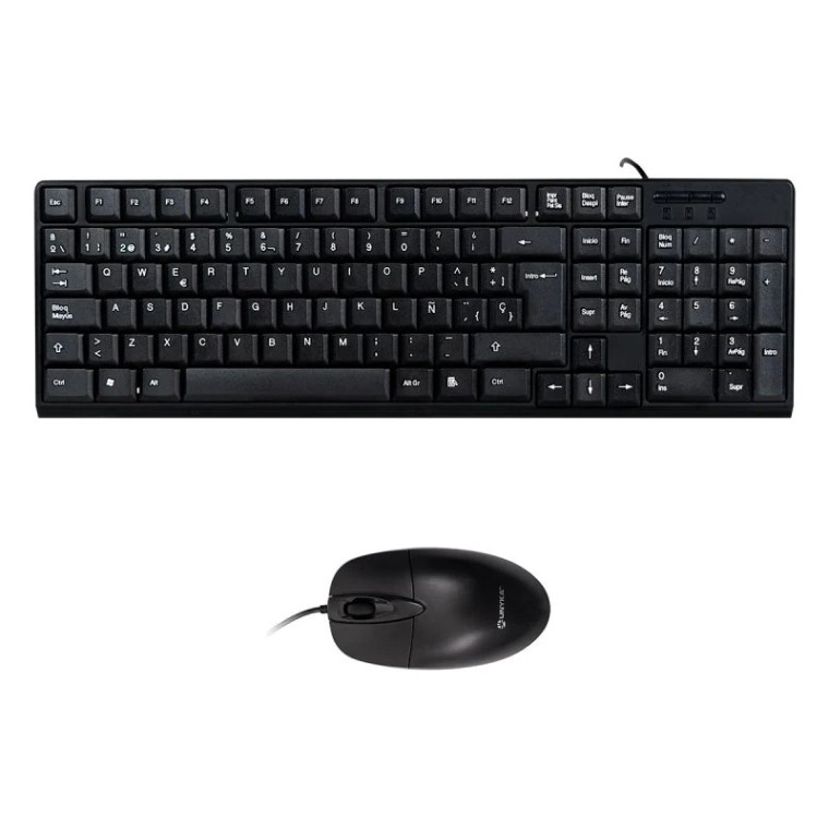 Unykach Combo Teclado Membrana + Raton 1200DPI USB