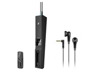 Sennheiser MX 475 Auriculares Negros + Flex 5000 Receptor para Sistema inalámbrico de TV