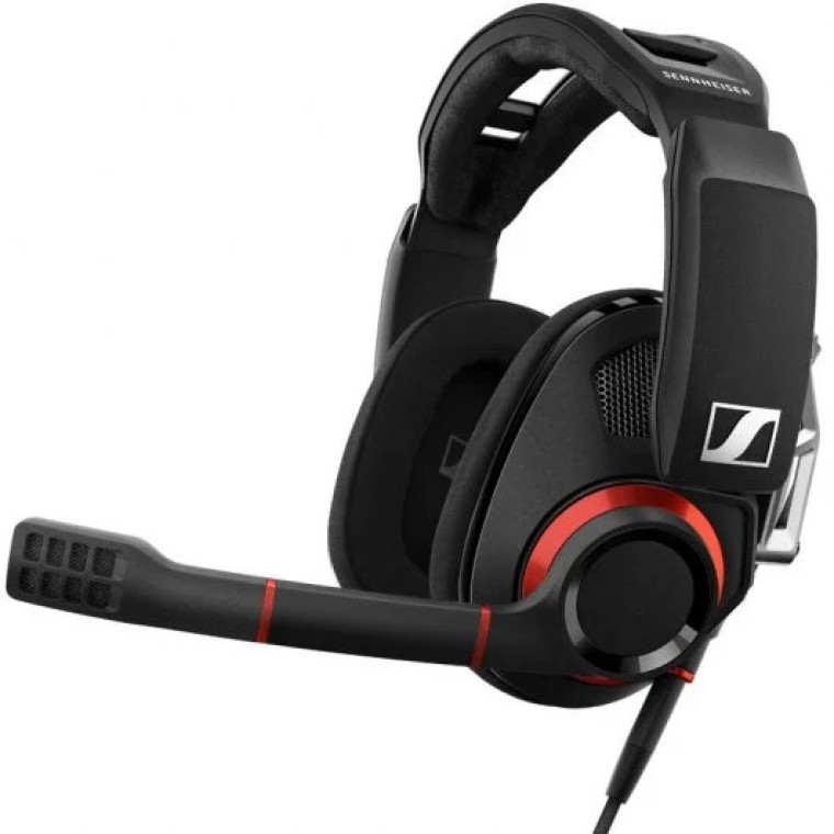 Sennheiser GSP 500 Auriculares Gaming Negro/Rojo