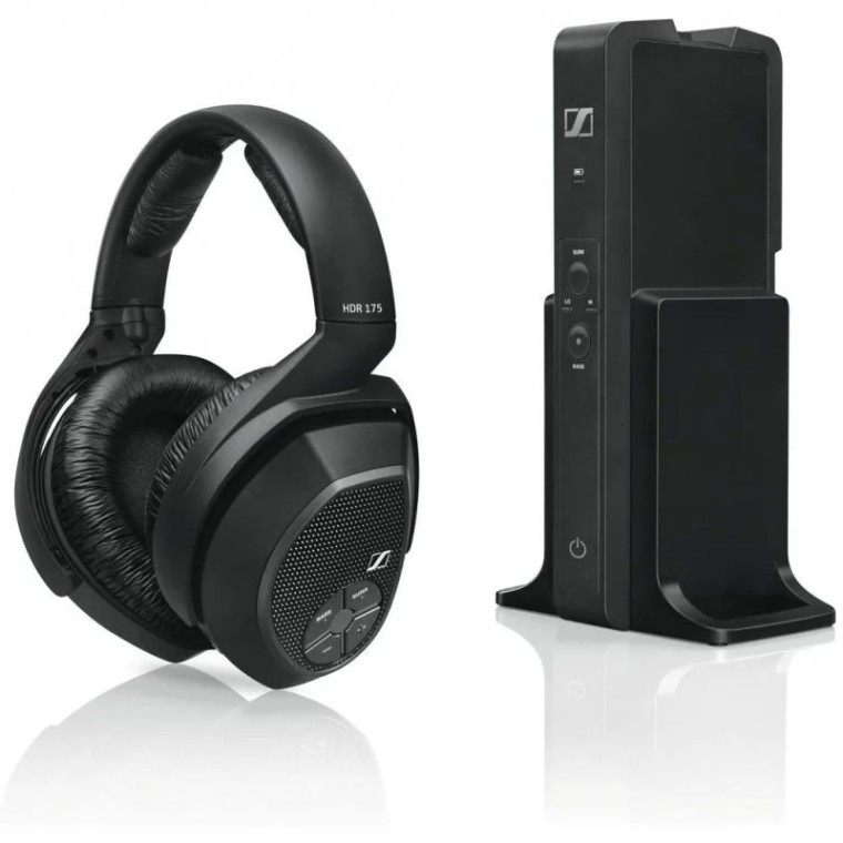 Sennheiser RS 175-U Auriculares inalámbricos con Base de Carga Negros