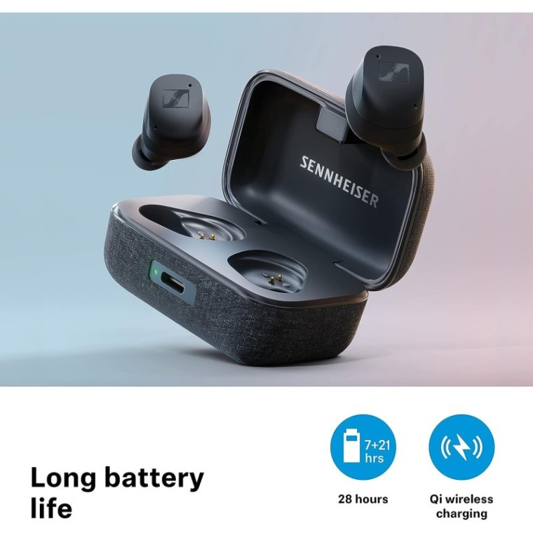 Sennheiser MOMENTUM True Wireless 3 Auriculares Bluetooth con Cancelación de Ruido Blancos