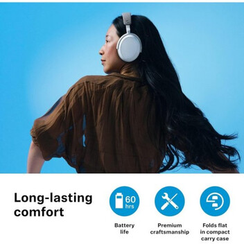 Sennheiser MOMENTUM 4 Wireless Auriculares Bluetooth con Cancelación de Ruido Negros Sennheiser MOMENTUM 4 Wireless Auriculares Bluetooth con Cancelación de Ruido Negros