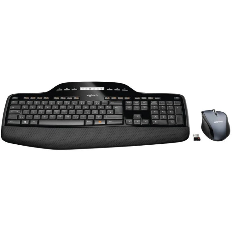 Logitech MK710 Combo Inalámbrico Teclado QWERTZ (SUI) + Ratón Negro