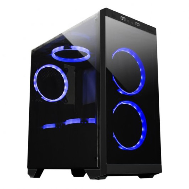 UNYKAch Armor C21 Caja Micro ATX Black USB 3.0 con Ventana