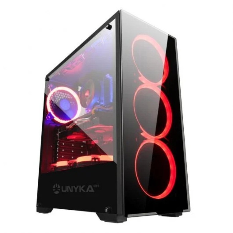 UNYKAch Armor EVO Caja ATX Cristal Templado USB 3.0 RGB Negra