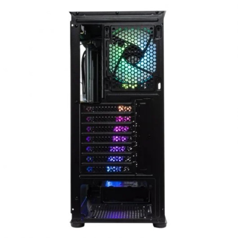 UNYKAch Glayze Caja PC ATX Negra RGB Cristal Templado USB 3.0