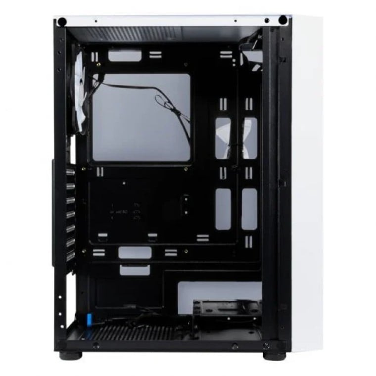 UNYKAch Glayze Caja PC ATX Blanca RGB Cristal Templado USB 3.0