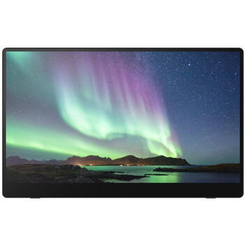 Monitor portátil Ricoh 150 OLED 15.6" Full HD Táctil 560g Altavoces USB Negro
