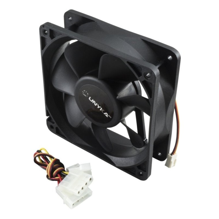 Unykach UK-12038 Ventilador 120mm Negro