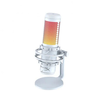 HyperX Quadcast S Micrófono RGB Condensador USB Autónomo Blanco HyperX Quadcast S Micrófono RGB Condensador USB Autónomo Blanco