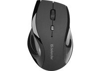 Ratón Defender ACCURA MM-295 inalámbrico 1600 DPI negro 6 botones ergonómico