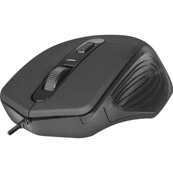 Ratón Defender Datum MB-347 USB 1600 DPI Negro ergonómico