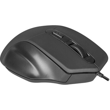 Ratón Defender Datum MB-347 USB 1600 DPI Negro ergonómico